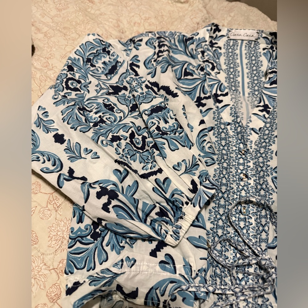 CARA CARA
Perrin Drawstring Top - Blue - Picture 7 of 8
